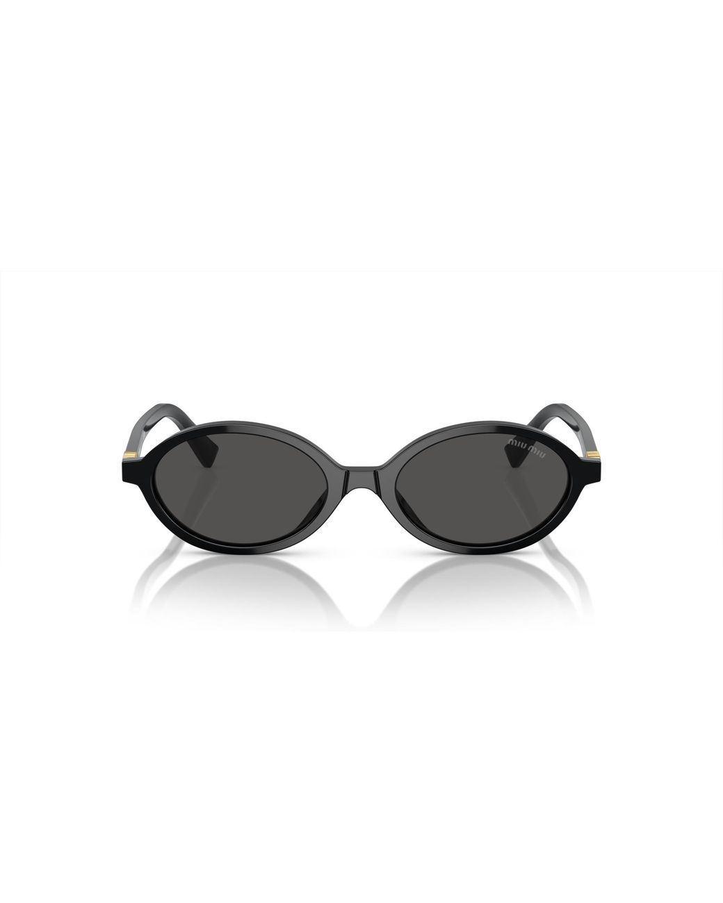 Miu Miu Black Mu 04Zs 1Ab5S0 Sunglasses Acetate Round Normal