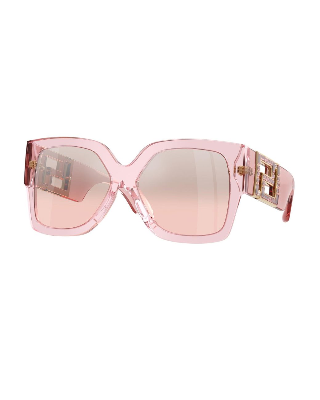 Versace Black Ve4402 54727E Sunglasses Acetate Squared Normal Mirror