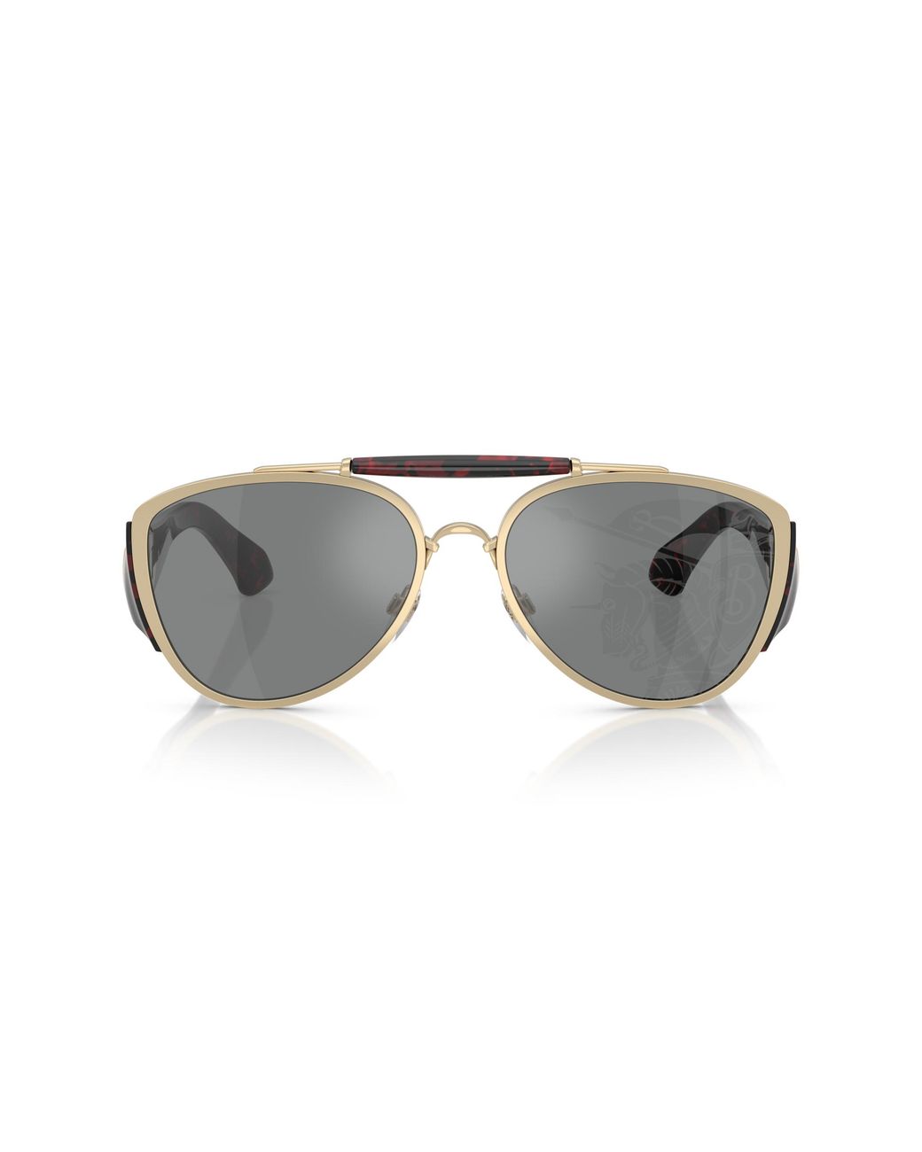 Burberry Black Be3161 1109Ai Sunglasses Metal Pilot Normal