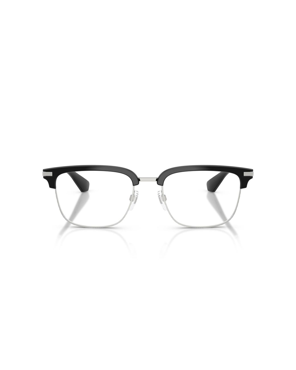 Burberry Black Be2468 3001 Optical Frames Injected Transparent Squared Normal for men