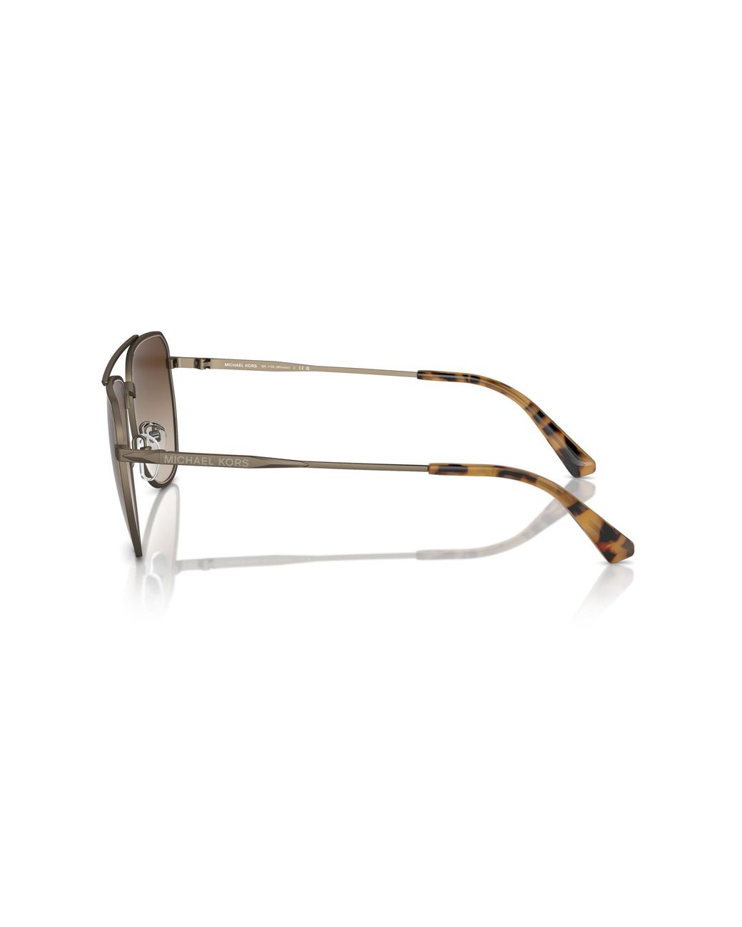 Michael Kors Black Mk1155 Whistler 100113 Sunglasses Metal Pilot Normal Shaded for men