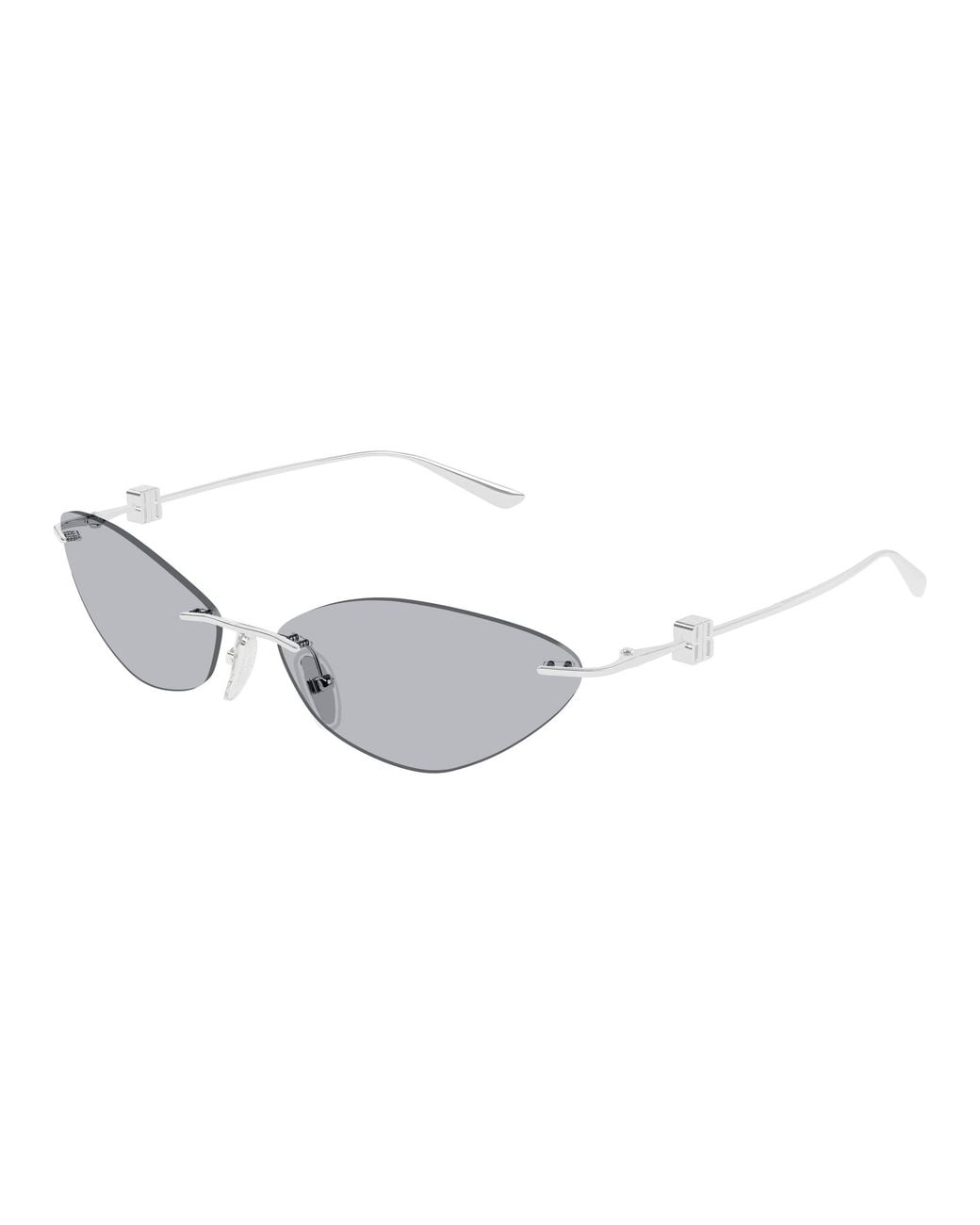 Balenciaga Black Bb0536S 003 Sunglasses Metal Geometric