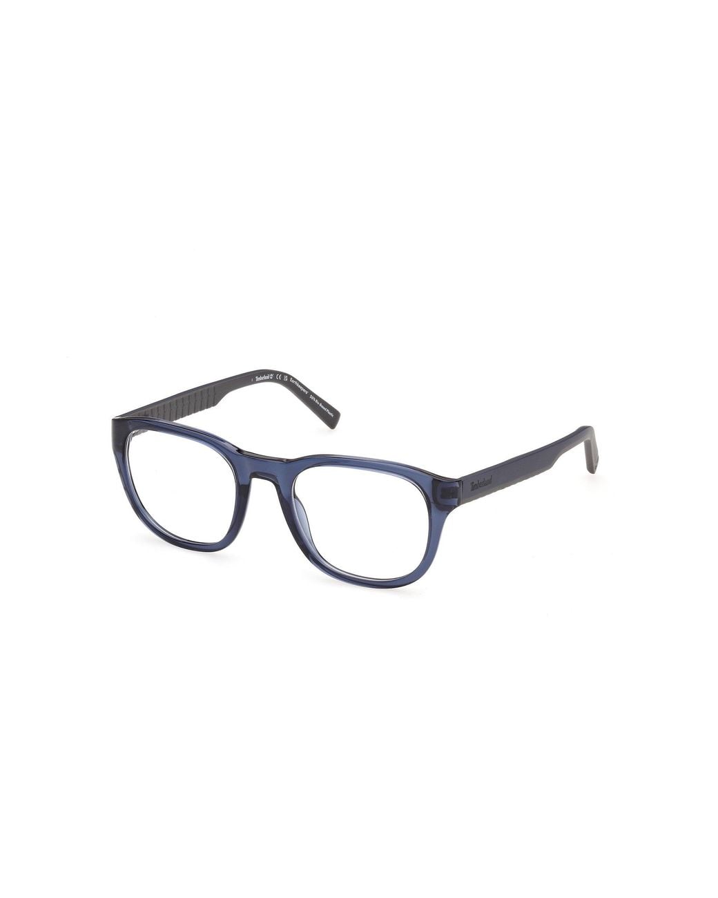 Timberland Black Tb50119 90 Optical Frames Injected Round Normal for men