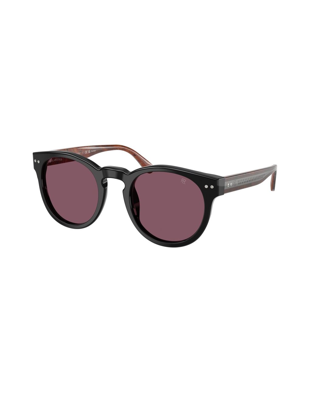 Ralph Lauren Black Rl8229U 53981A Sunglasses Acetate Viola Pantos Polarized for men