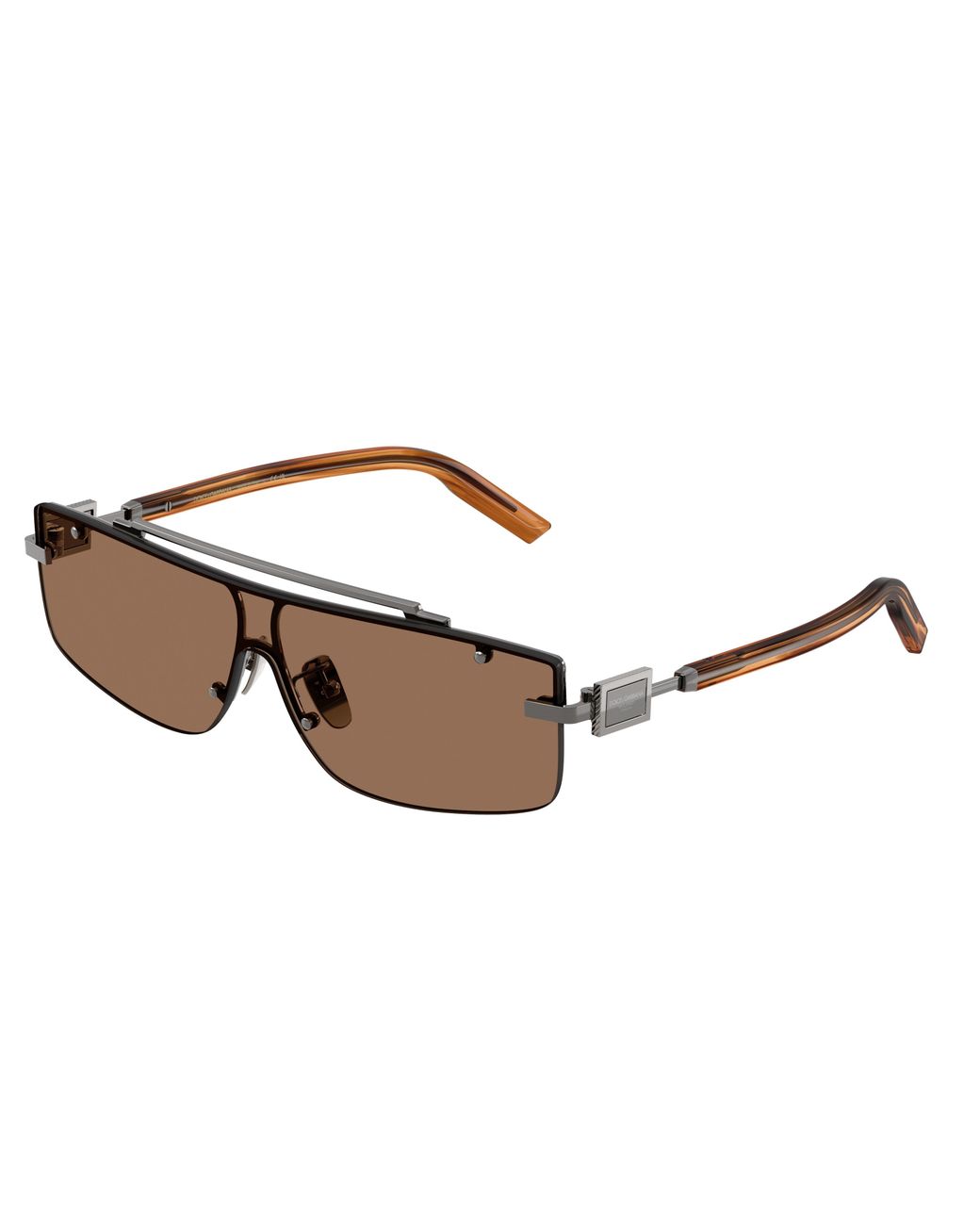 Dolce & Gabbana Black Dg2335 133573 Sunglasses Metal Squared Normal for men