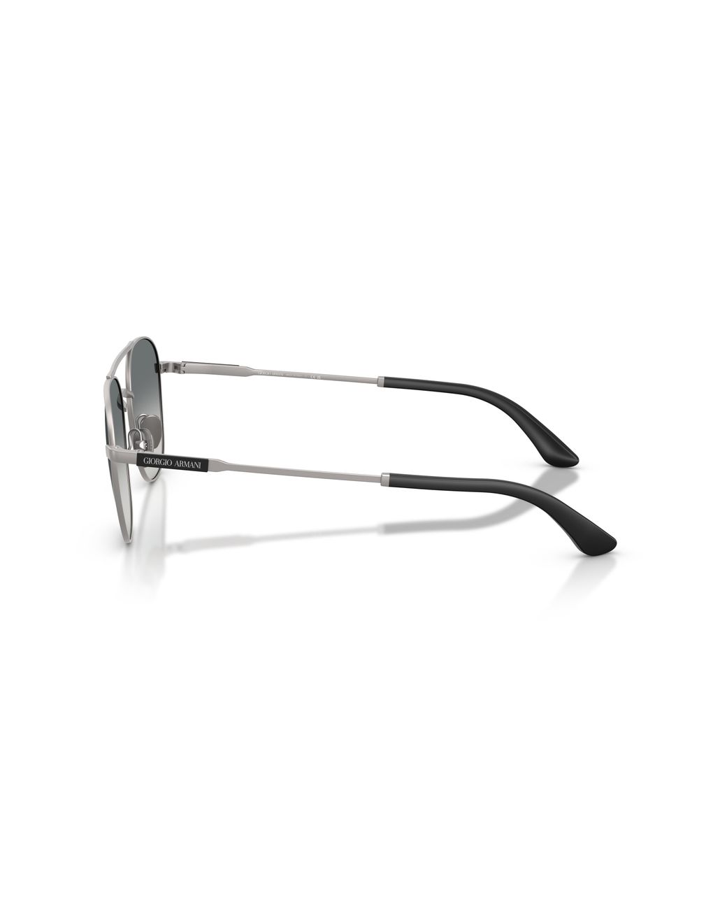Giorgio Armani Black Ar6178 300371 Sunglasses Metal Squared Normal Shaded for men