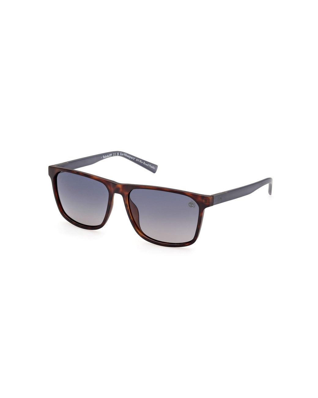Timberland Black Tb9312 52D Sunglasses Injected Squared Polarized for men