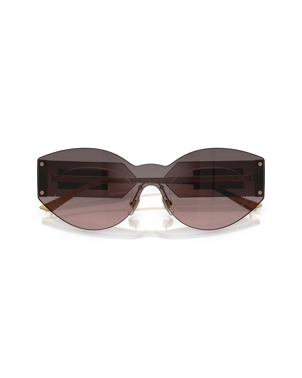 Versace Black Ve2276 100258 Sunglasses Metal Geometric Normal