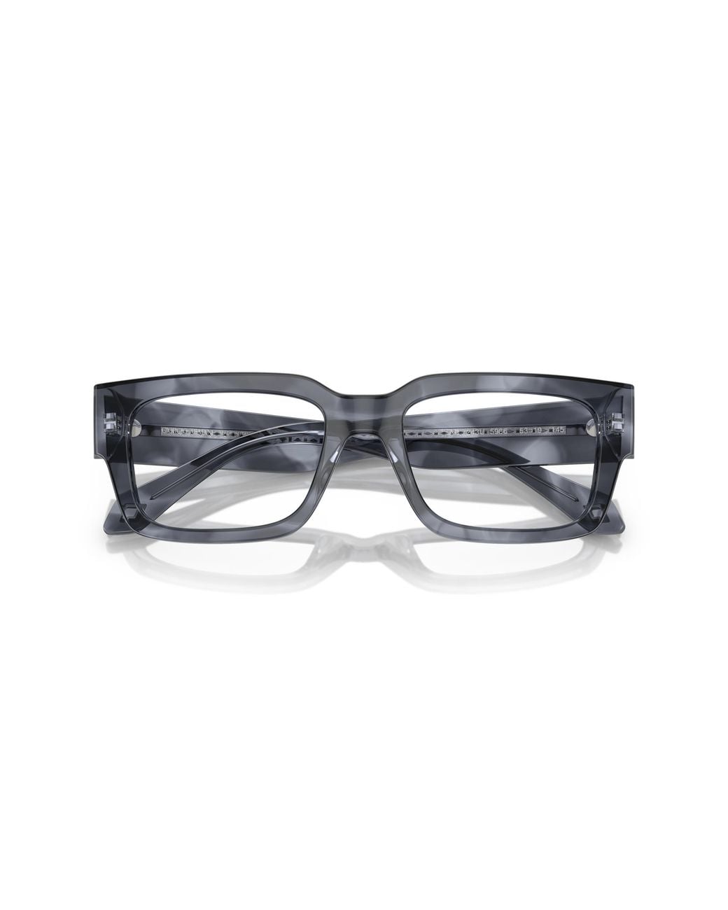 Giorgio Armani Black Ar7243U 5986 Optical Frames Acetate Transparent Squared Normal for men