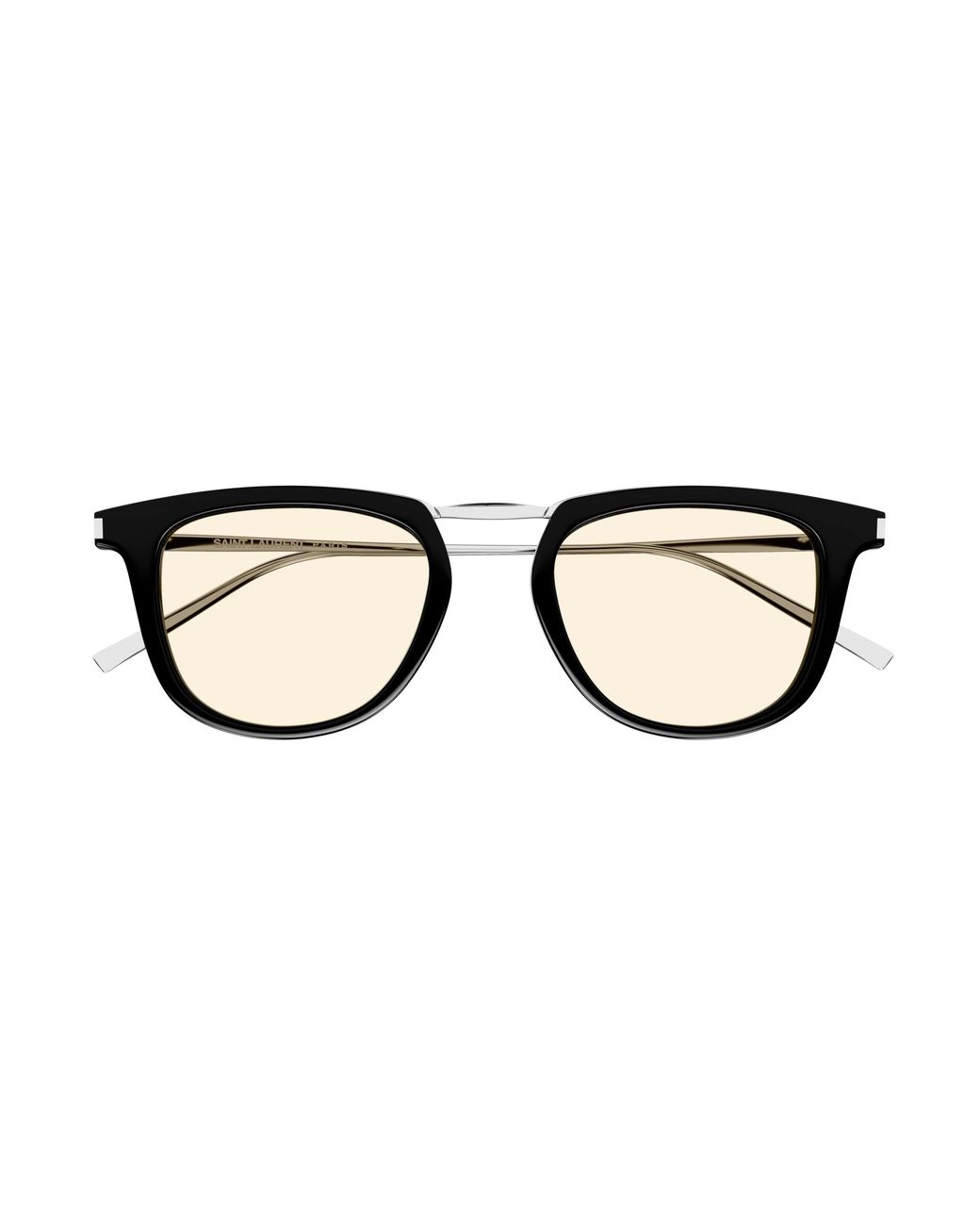 Saint Laurent Black Sl 753 Opt 001 Optical Frames Acetate Transparent Round