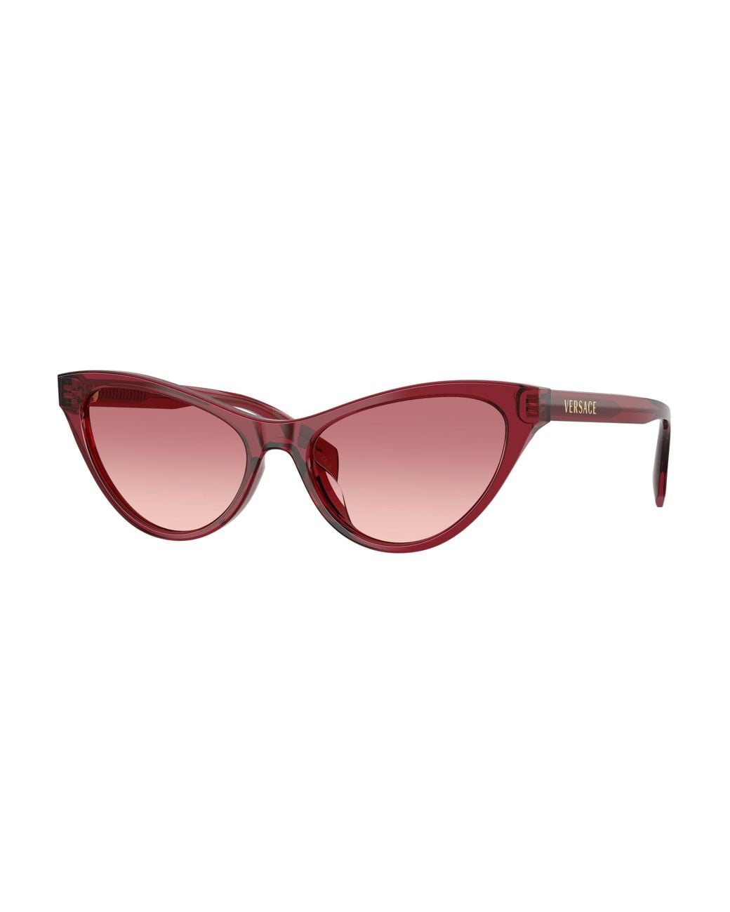 Versace Black Ve4522U 388/20 Sunglasses Acetate Cat Eye Normal Nuanced