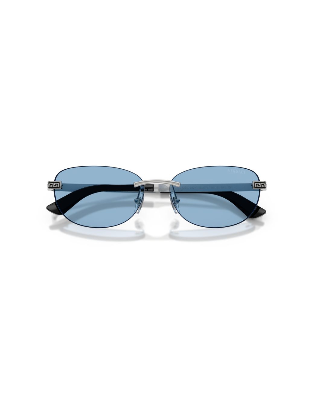 Versace Black Ve2307 152672 Sunglasses Metal Round Normal