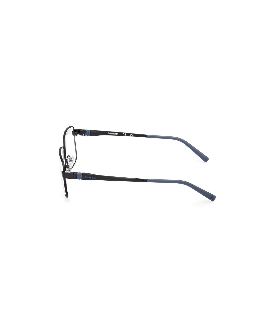 Timberland Black Tb50068 002 Optical Frames Metal Squared Normal for men