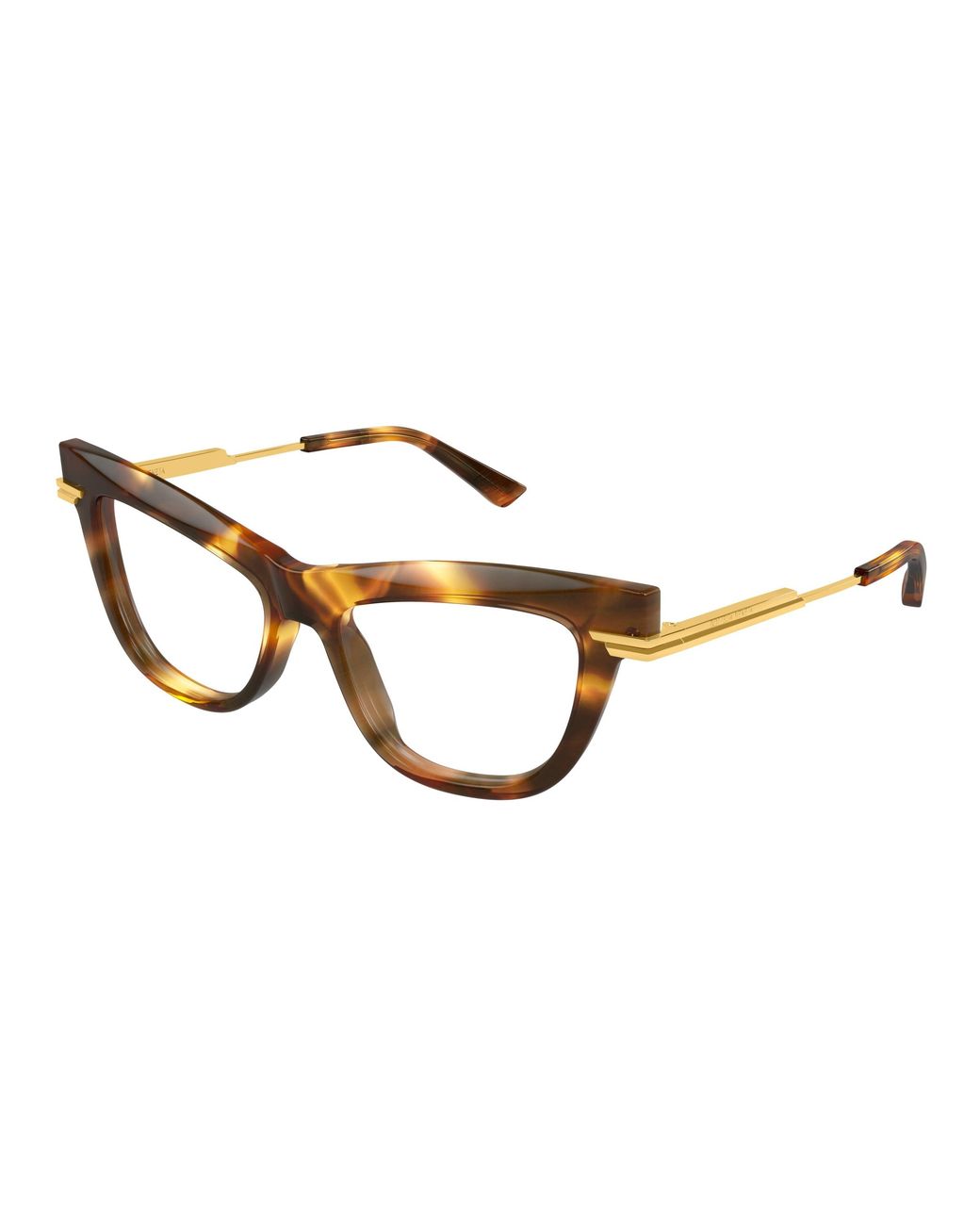 Bottega Veneta Black Bv1266O 005 Optical Frames Acetate Transparent Cat Eye