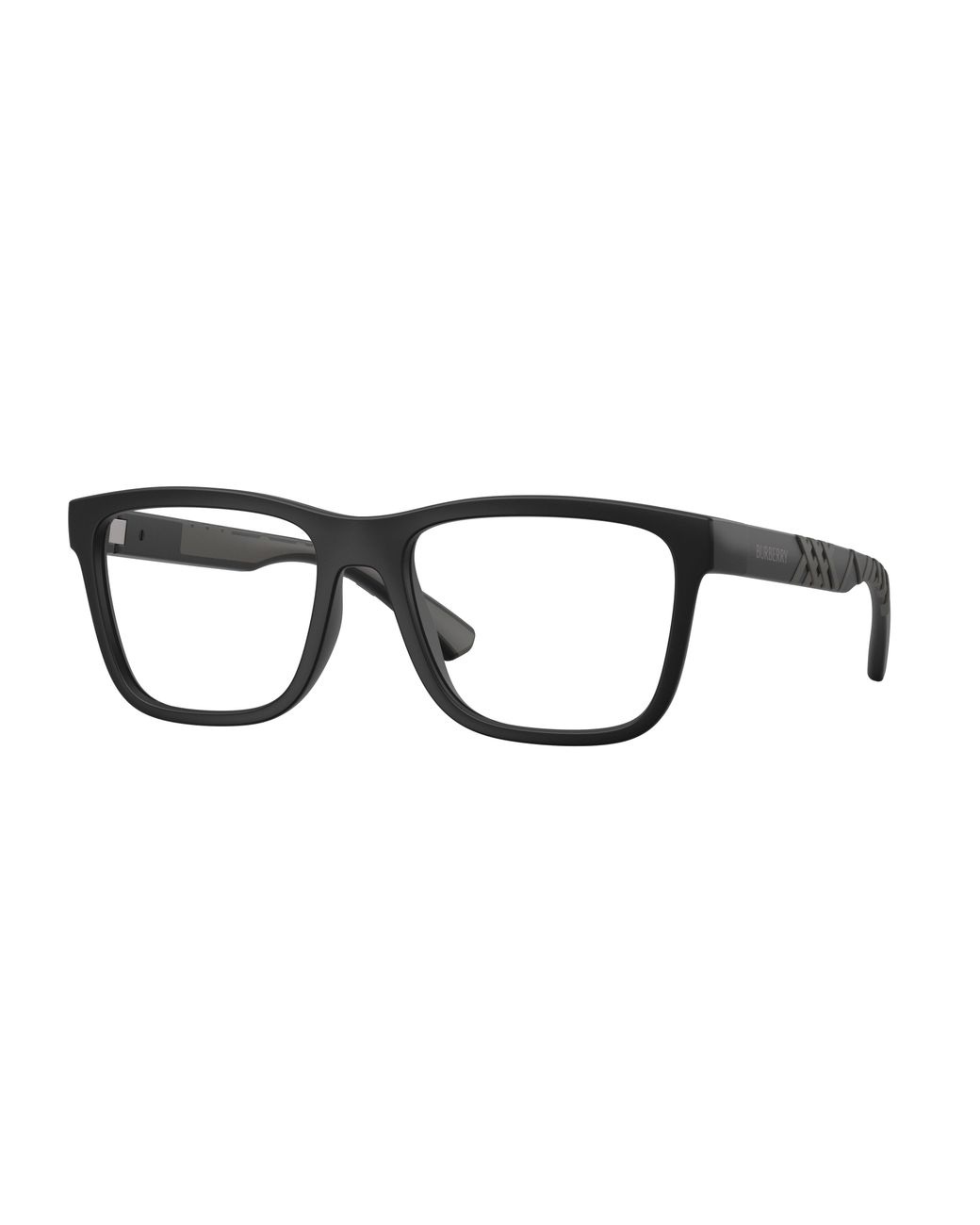 Burberry Black Be2464U 4260 Optical Frames Injected Transparent Squared Normal for men