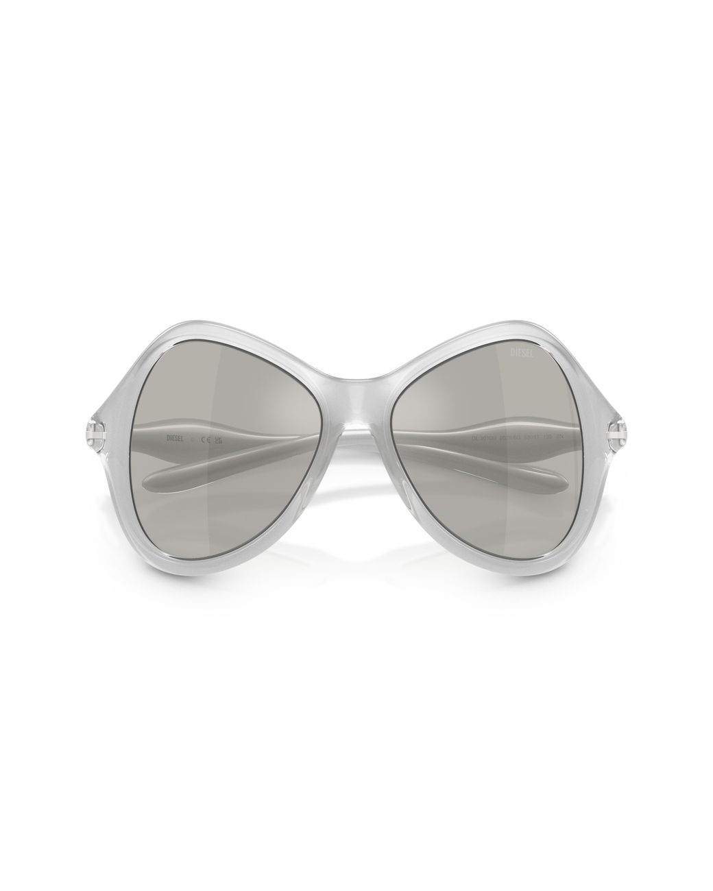 DIESEL Black Dl3010U 20296G Sunglasses Injected Cat Eye Normal