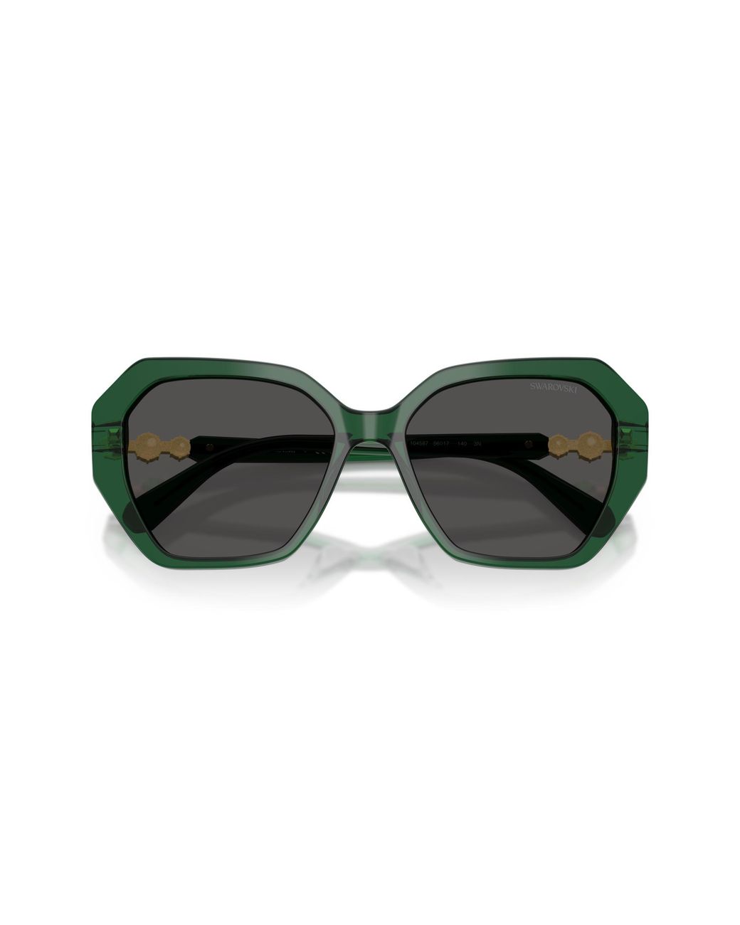 Swarovski Black Sk6017 104587 Sunglasses Acetate Geometric Normal