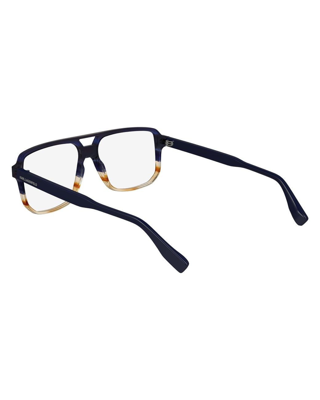 Karl Lagerfeld Black Kl6156 424 Optical Frames Acetate Pilot Normal Normal for men