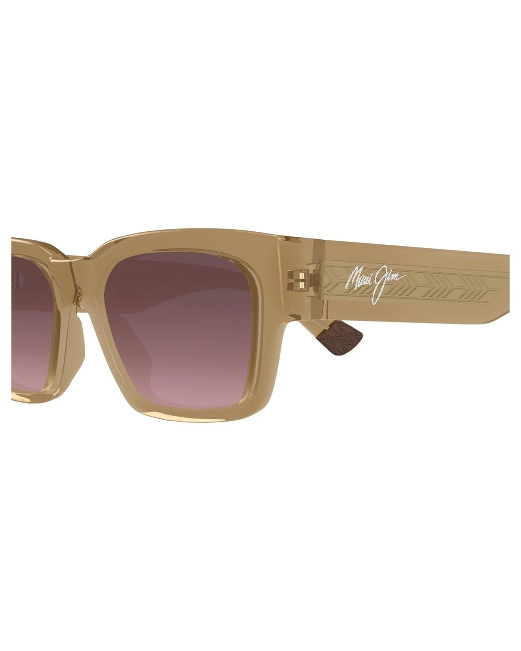Maui Jim Black Mj0642S 004 Occhiali Da Sole Bio-Iniettato Rosa Squadrata