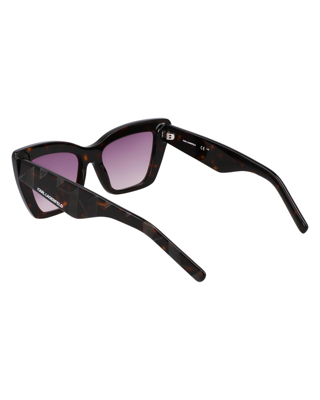 Karl Lagerfeld Black Kl6158S 242 Sunglasses Acetate Cat Eye Normal Normal