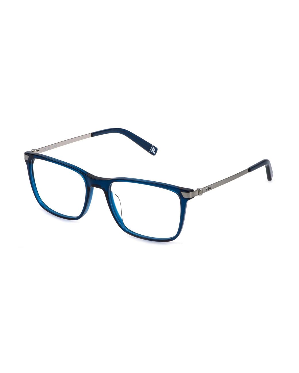 Fila Black Vfib01 0Agq Optical Frames Acetate Squared for men