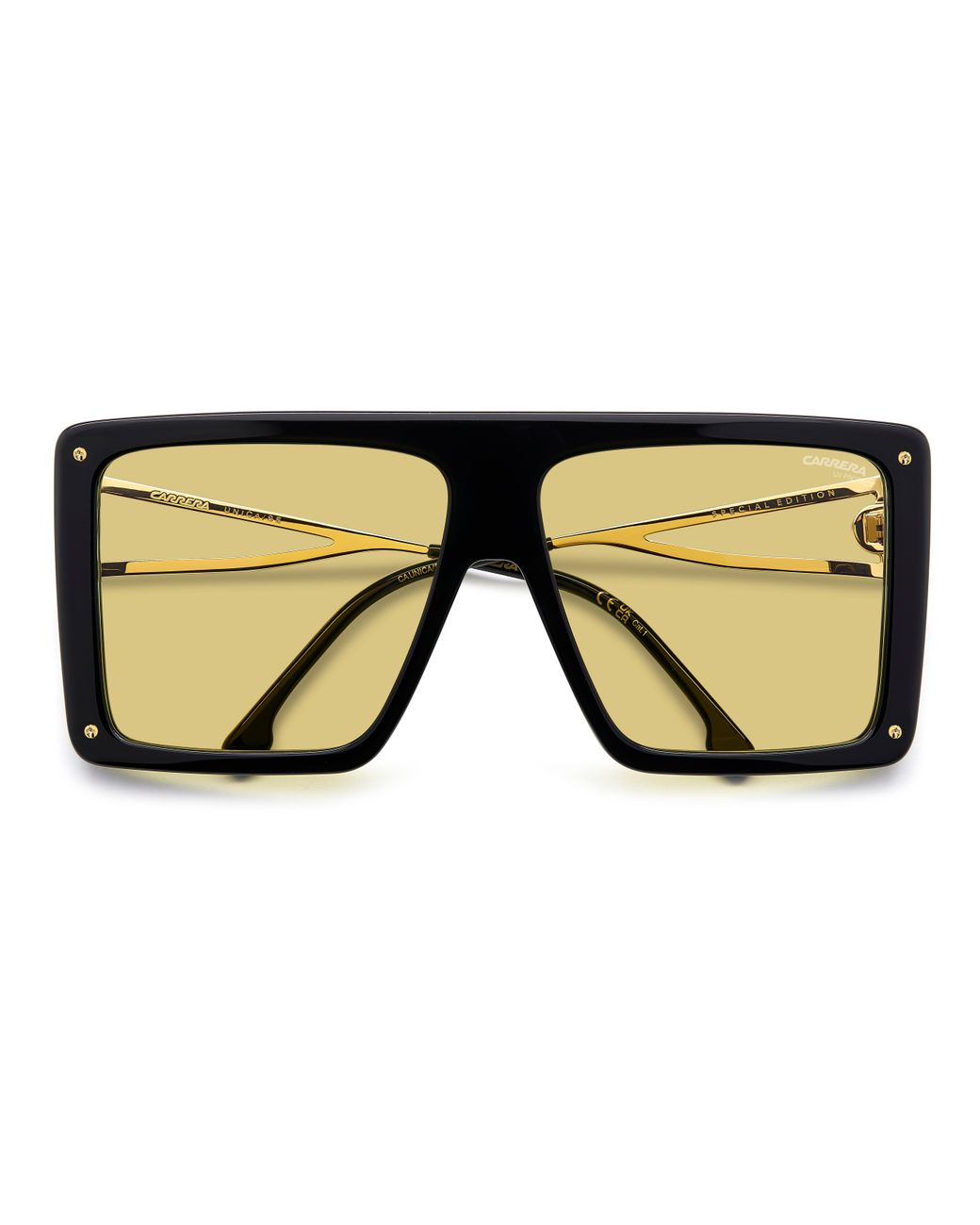 Carrera Black Ca Unica/Se 71C/Hw Sunglasses Acetate Squared Normal
