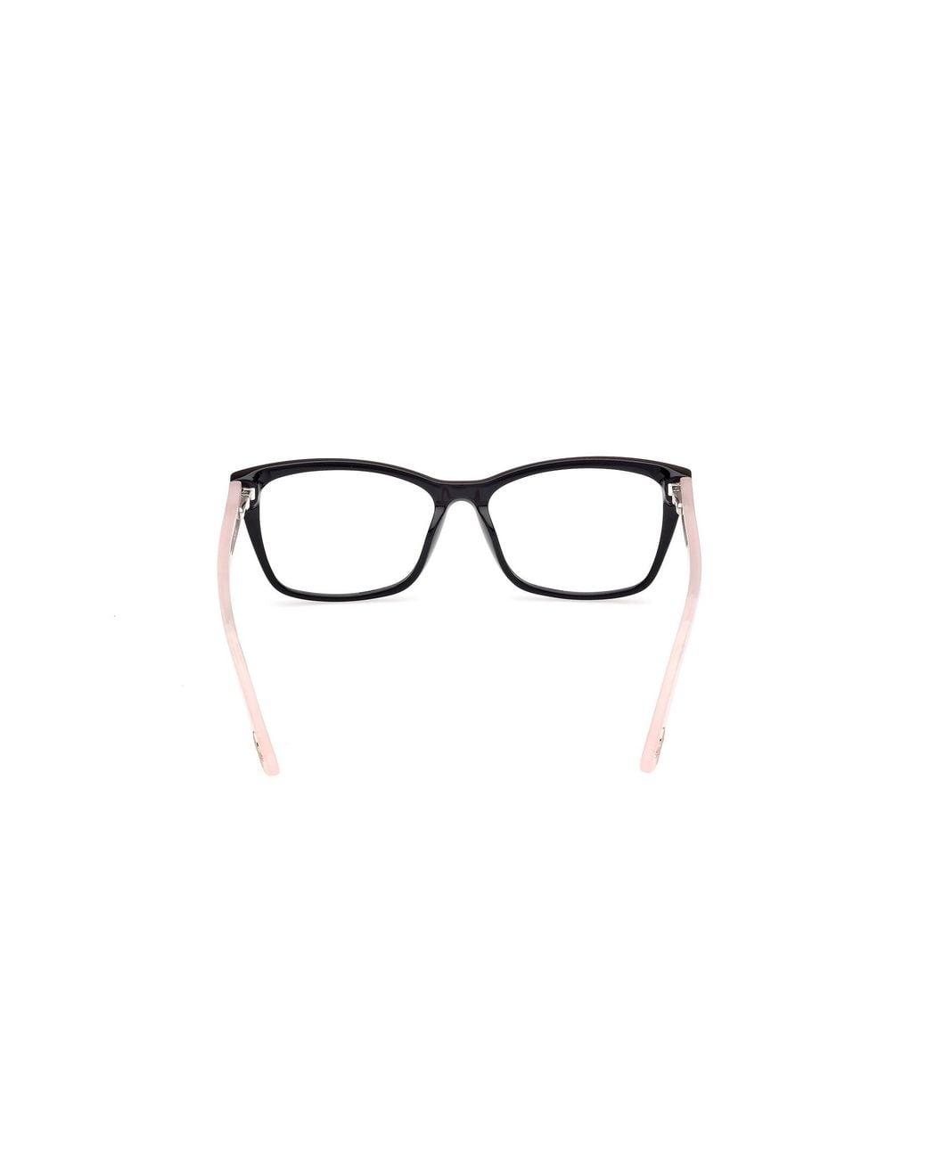Guess Black Gu50185 001 Optical Frames Acetate Squared Normal