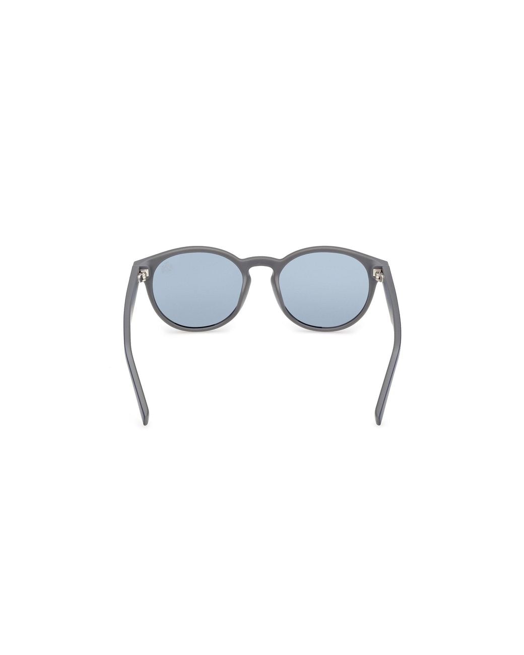 Timberland Black Tb00077 91D Sunglasses Injected Smoke Round Polarized