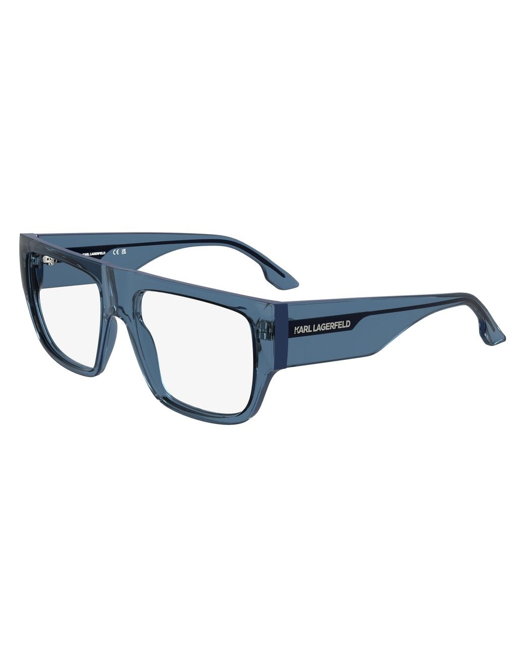 Karl Lagerfeld Black Kl6198 400 Optical Frames Injected Pilot Normal for men
