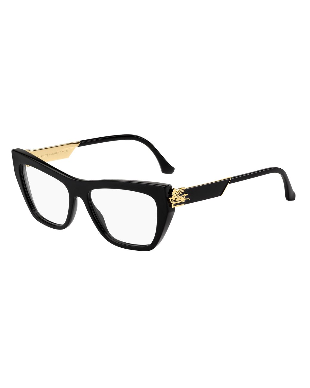 Etro Black 0029 807 Optical Frames Acetate Cat Eye