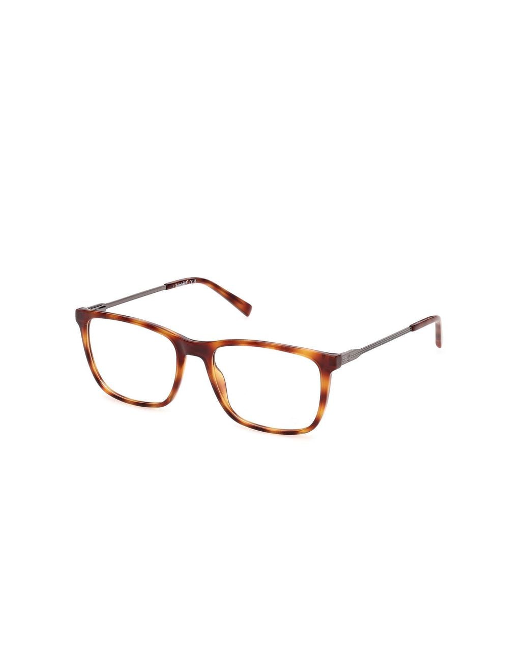 Timberland Black Tb50123 53 Optical Frames Injected Squared Normal for men