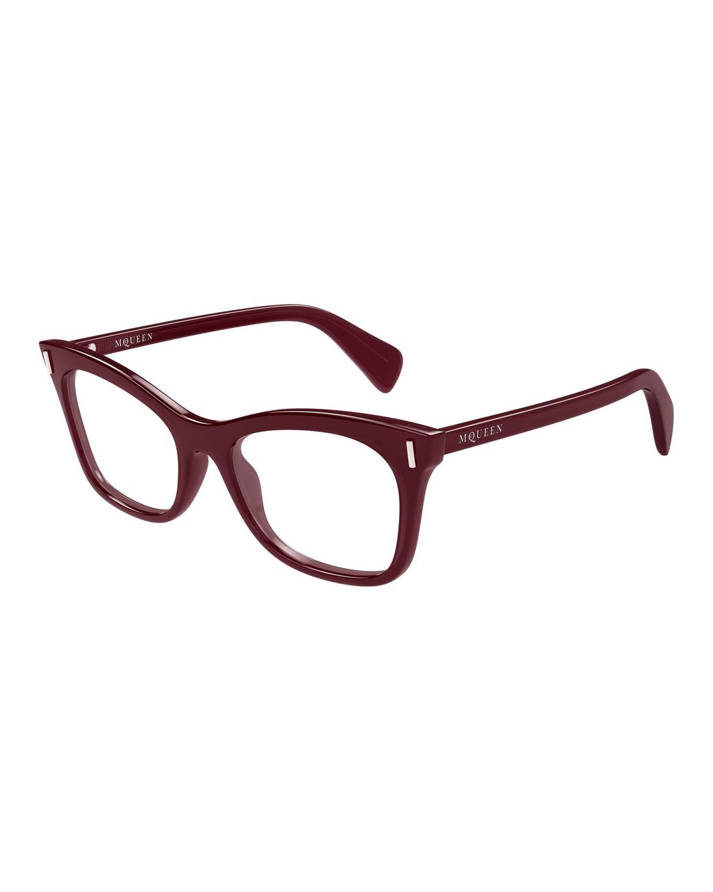 McQueen Black Am0552O 003 Optical Frames Acetate Transparent Cat Eye