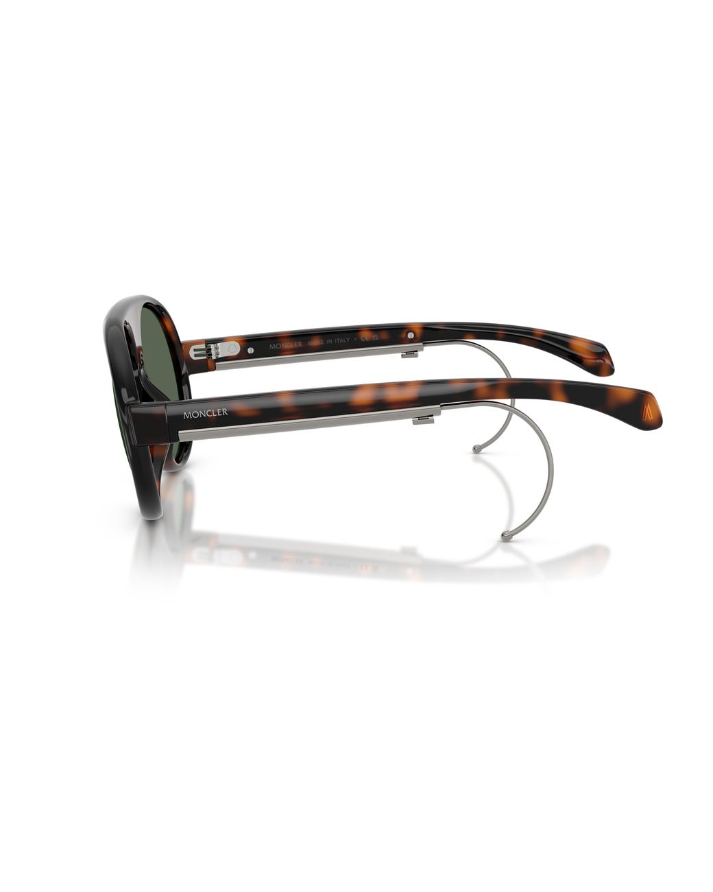 Moncler Black Me8007U Vantaj 502171 Sunglasses Injected Pilot Normal