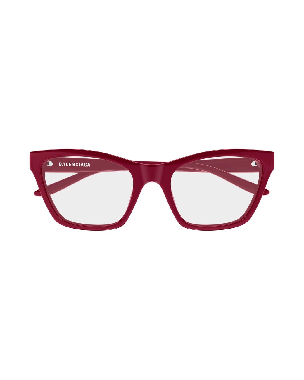Balenciaga Black Bb0440O 005 Optical Frames Acetate Transparent Cat Eye