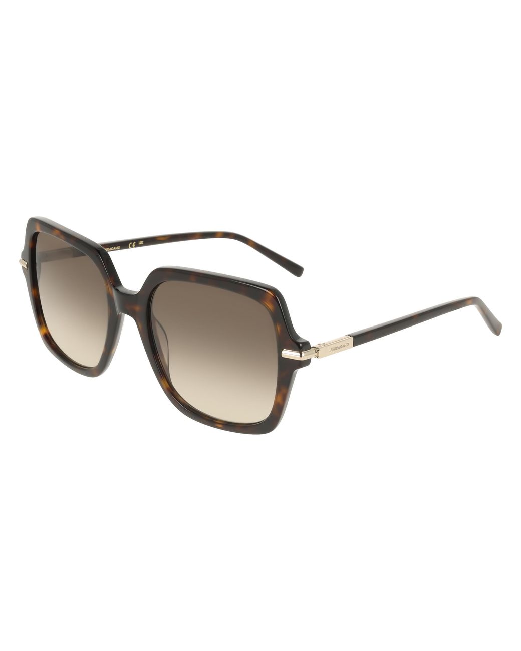Ferragamo Black Sf2076S 242 Sunglasses Acetate Squared Normal