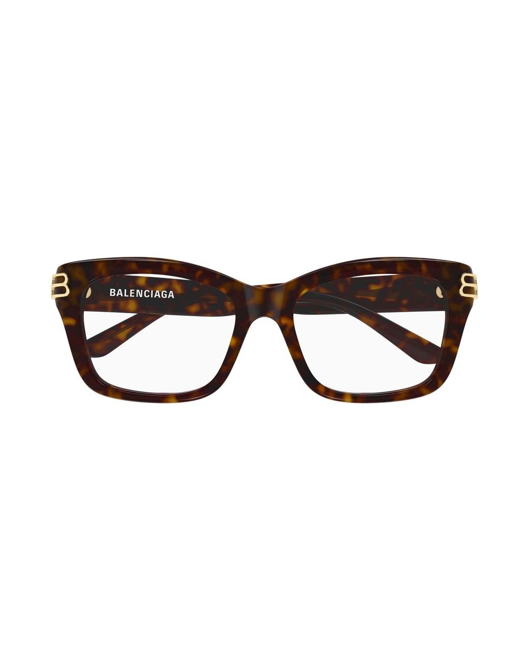 Balenciaga Black Bb0472O 002 Optical Frames Acetate Transparent Squared