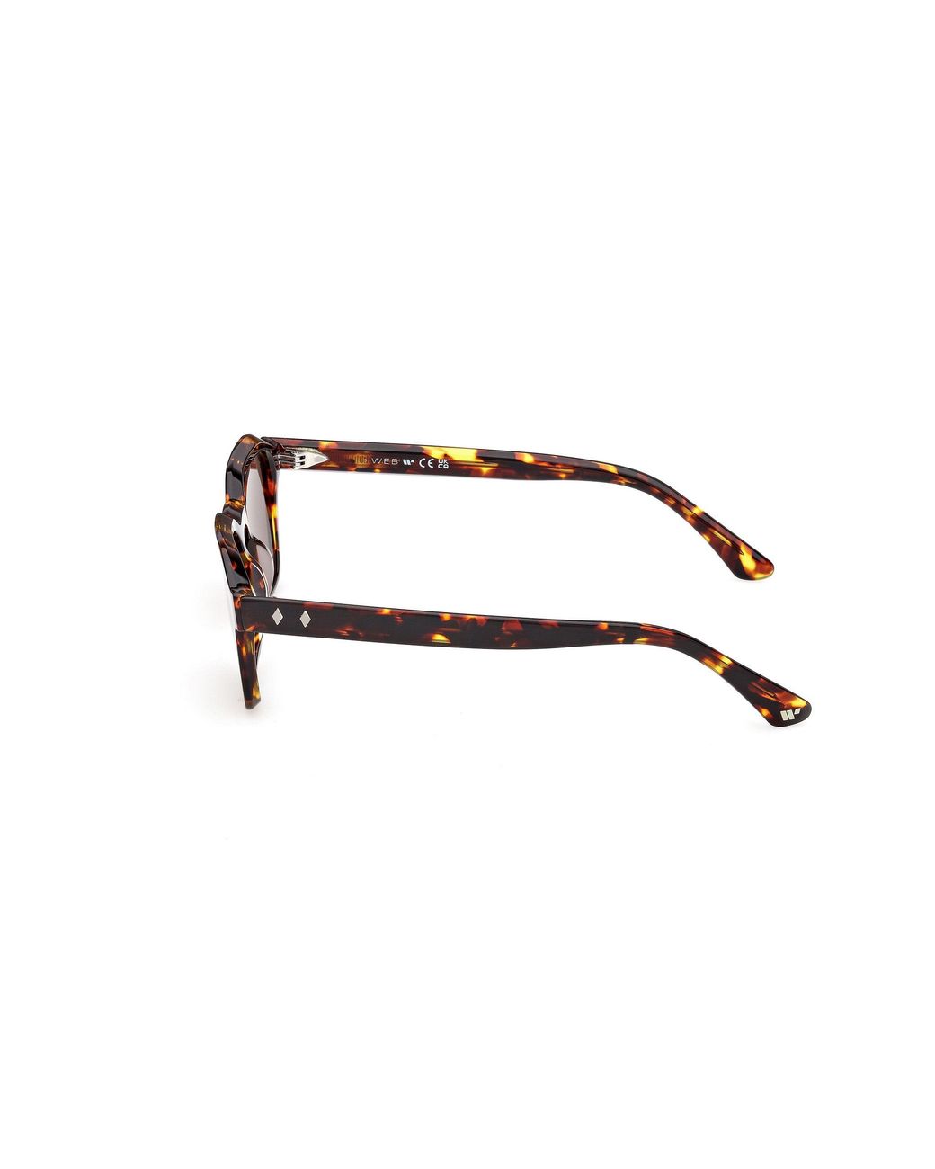 Web Black We0392 55E Sunglasses Acetate Squared Normal for men