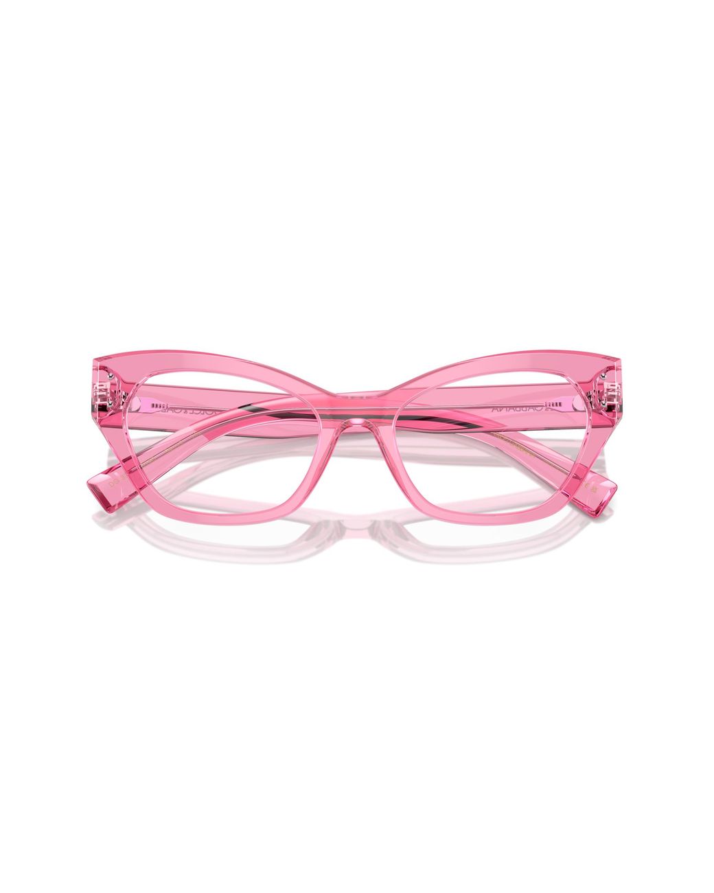 Dolce & Gabbana Black Dg3385 3148 Optical Frames Acetate Transparent Cat Eye Normal