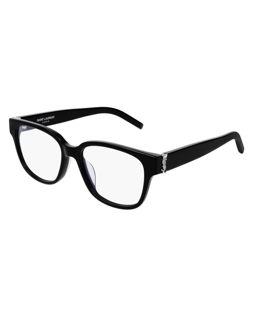 Saint Laurent Black Sl M33/F 004 Optical Frames Acetate Squared
