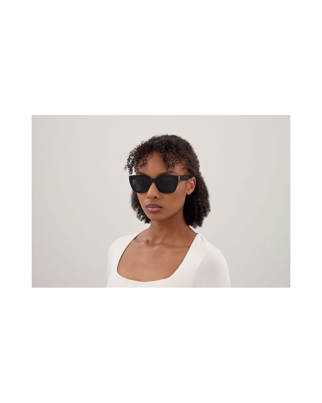 Saint Laurent Black Sl M176 001 Sunglasses Acetate Cat Eye