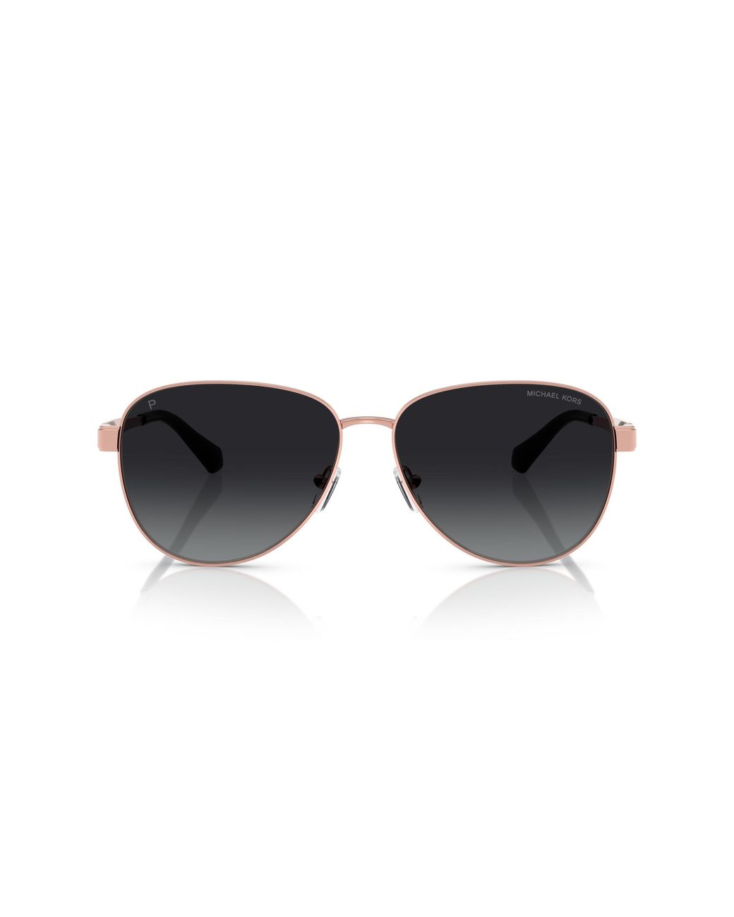 Michael Kors Black Mk1160 Biarritz 1108T3 Sunglasses Metal Pilot Polarized
