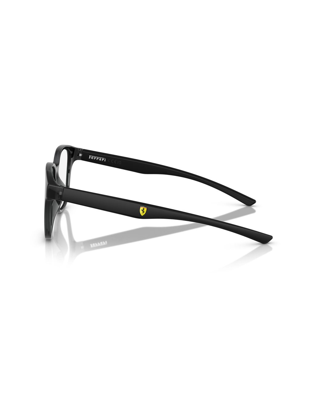 FERRARI SCUDERIA Black Fz8015U 521 Optical Frames Injected Round Normal