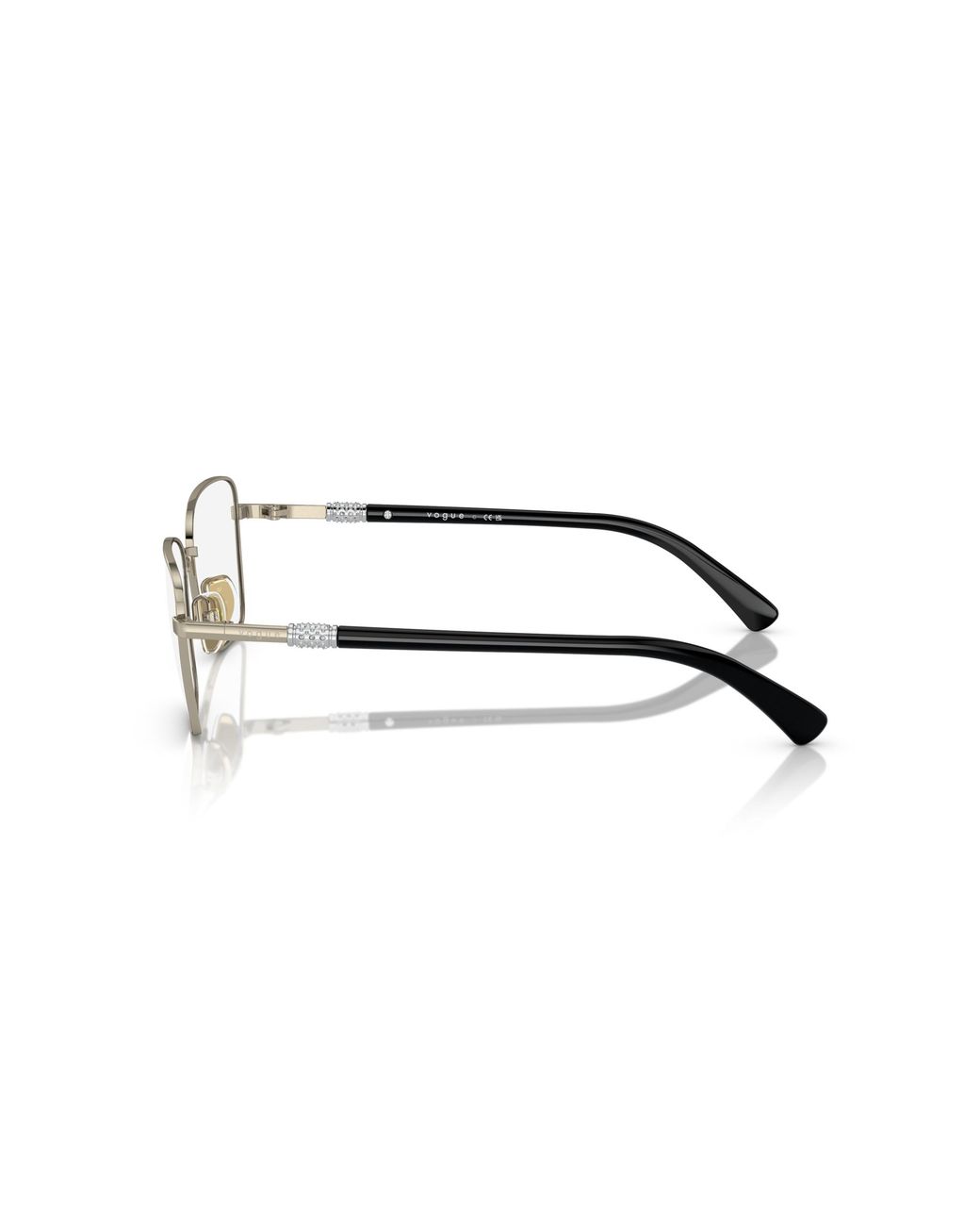 Vogue Eyewear Black Vo4271B 848 Optical Frames Metal Transparent Butterfly Normal