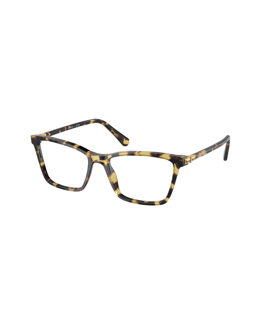 Swarovski Black Sk2015 1009 Optical Frames Acetate Squared Normal