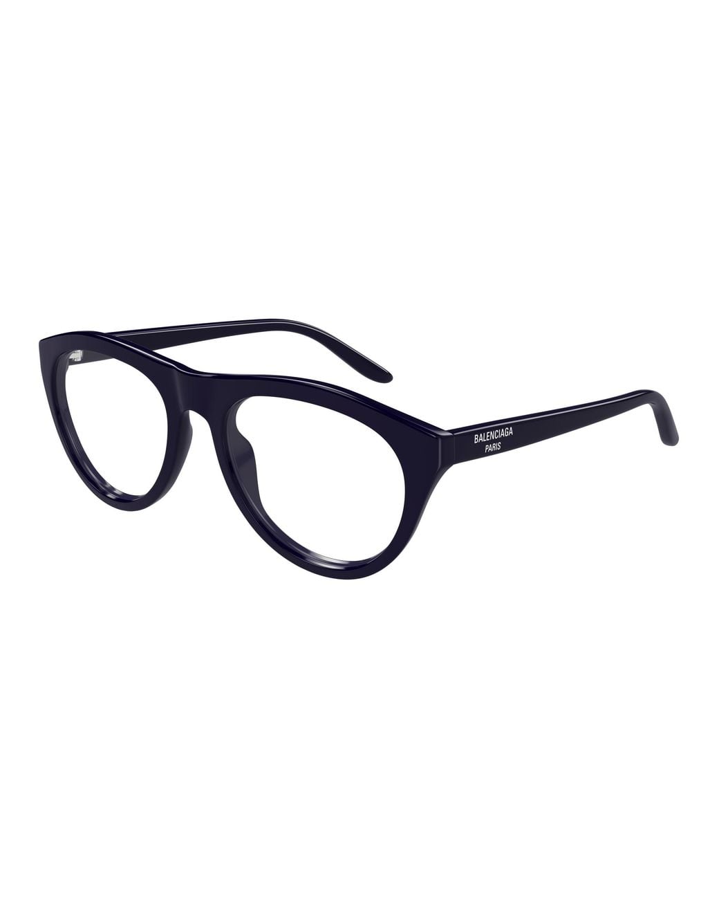 Balenciaga Black Bb0533O 006 Montature Da Vista Acetato Trasparente Pilot