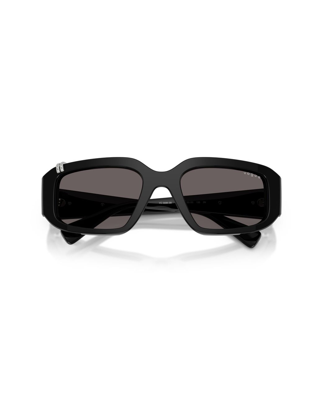 Vogue Eyewear Black Vo5688Sb W44/87 Sunglasses Acetate Geometric Normal