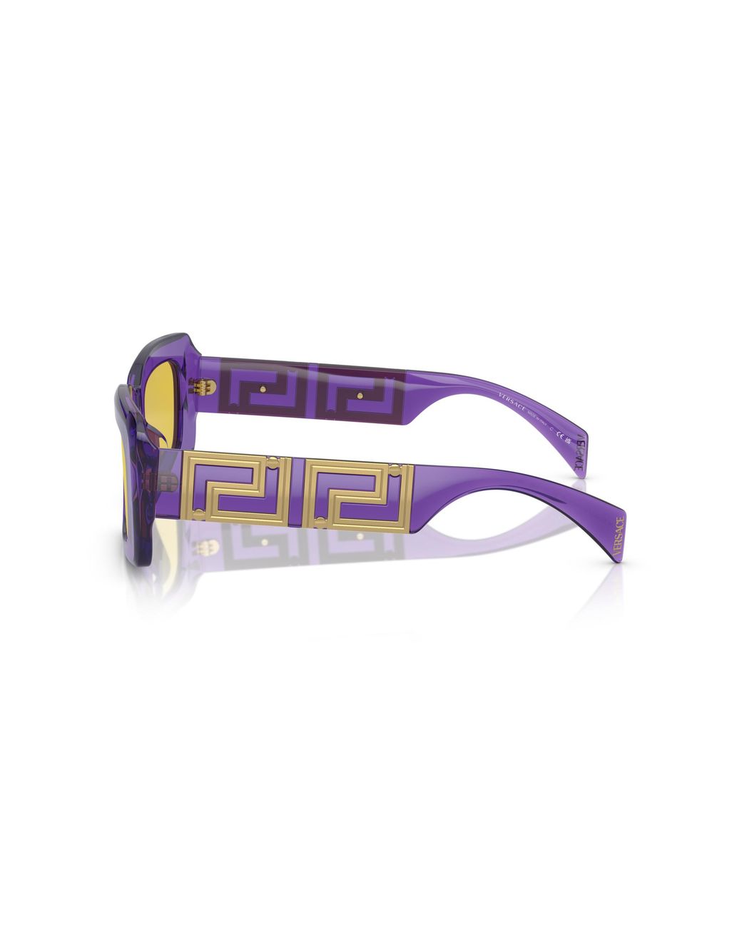 Versace Black Ve4444U 5408V9 Sunglasses Acetate Squared Normal Mirror