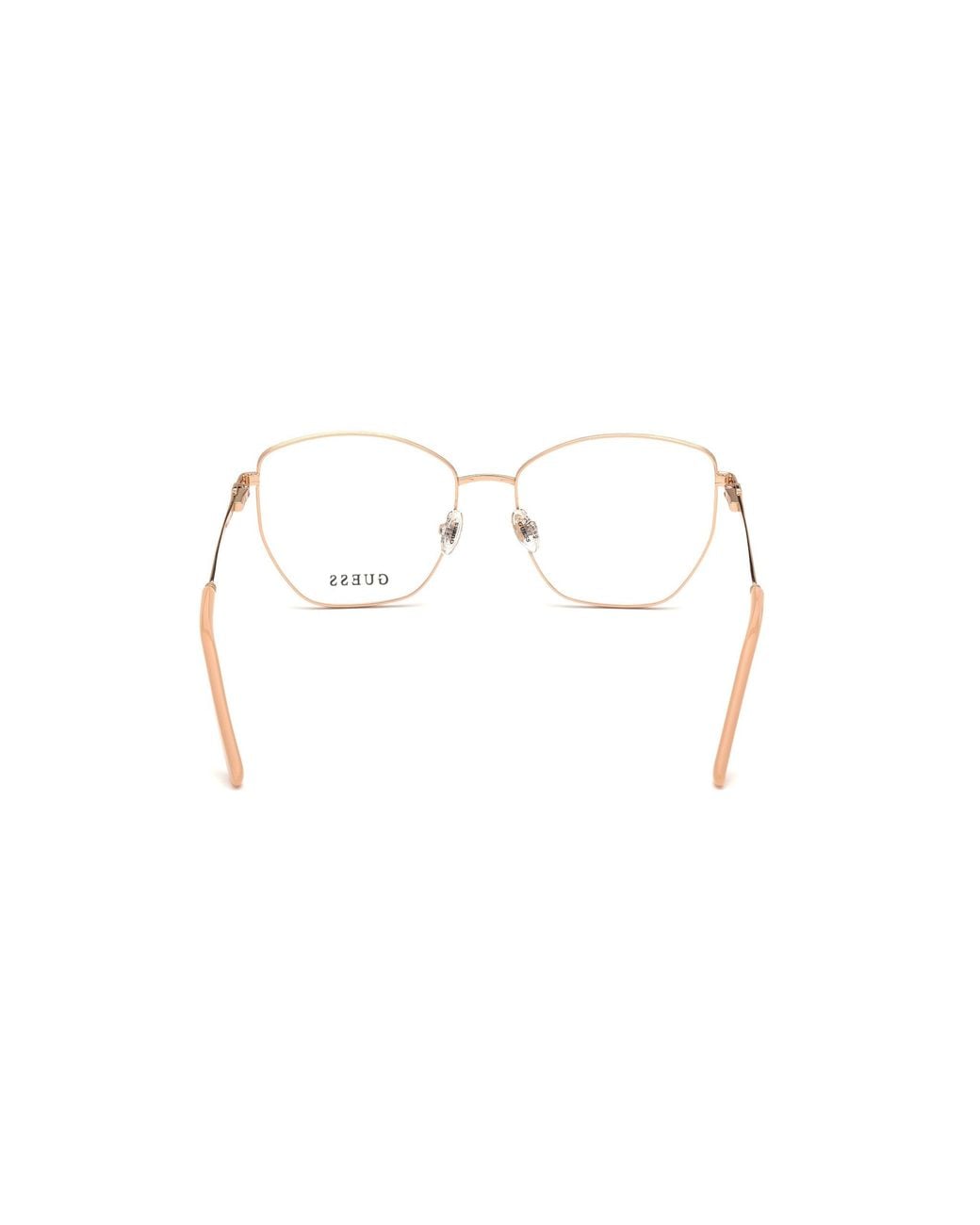 Guess Black Gu2825 028 Optical Frames Metal Squared Normal