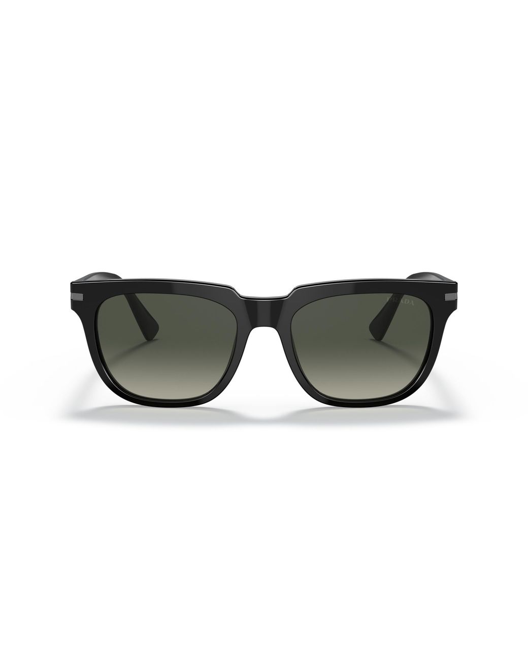 Prada Black Pr 04Ys 1Ab2D0 Sunglasses Acetate Pillow Normal Shaded for men