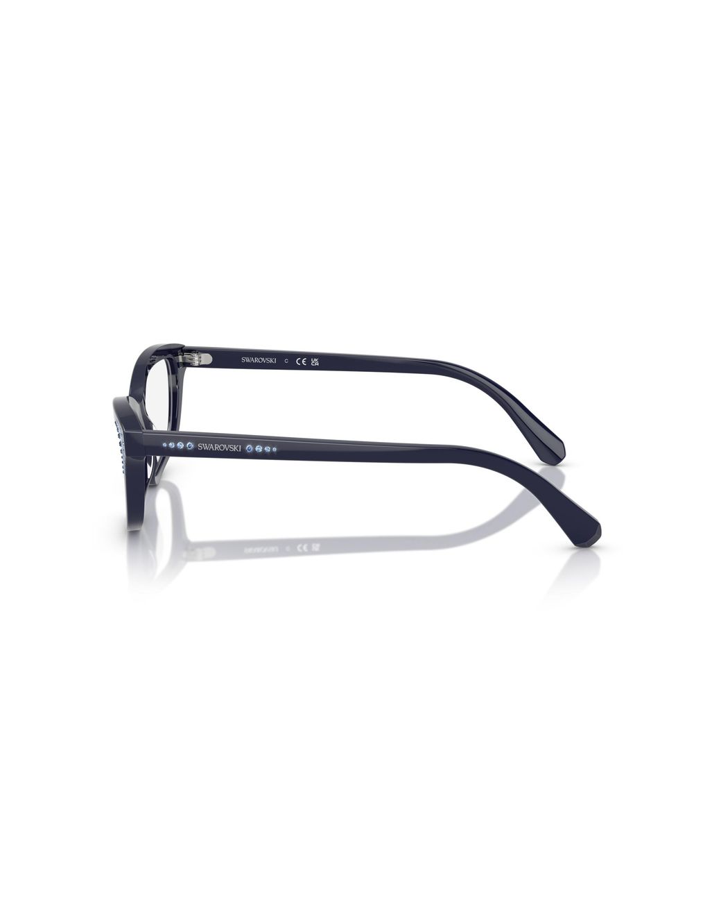 Swarovski Black Sk2034 1004 Optical Frames Acetate Geometric Normal